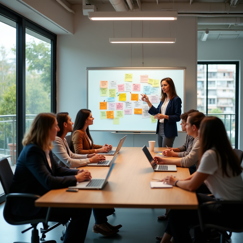 Team integration workshop in progress