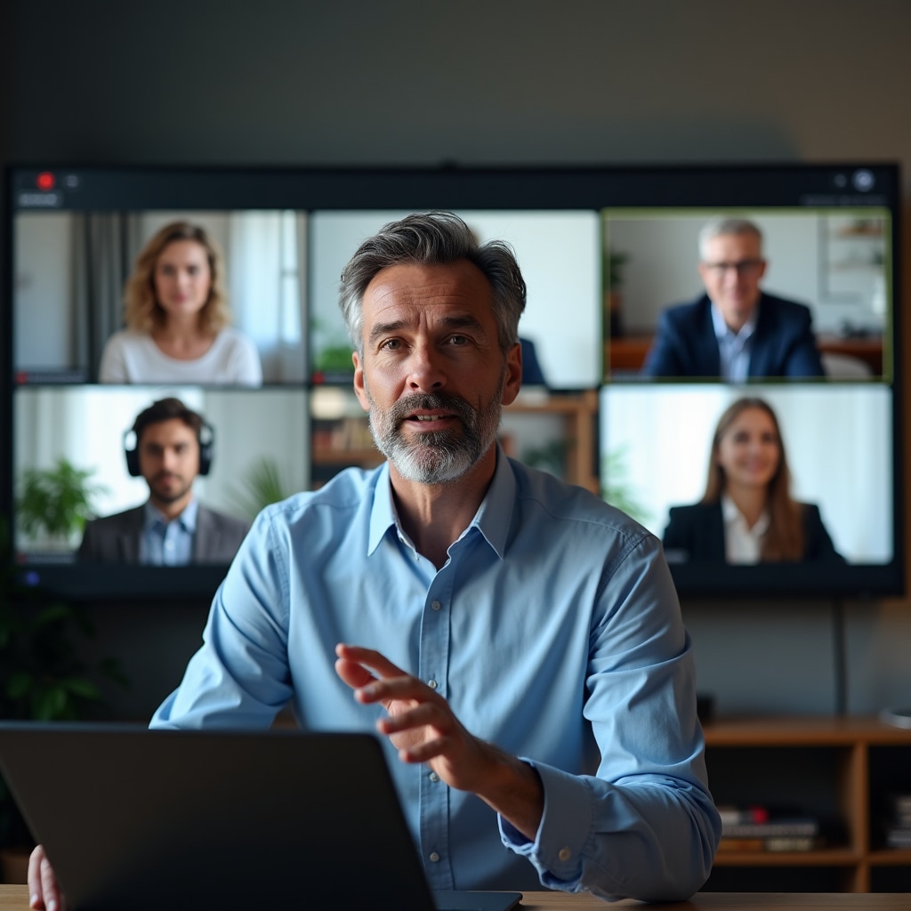 Virtual team integration session